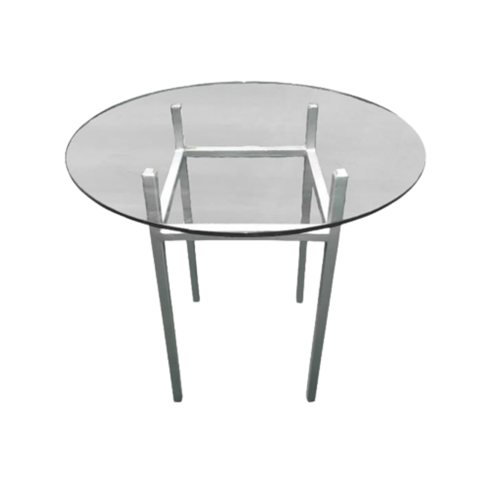 Round Glass Conference Table