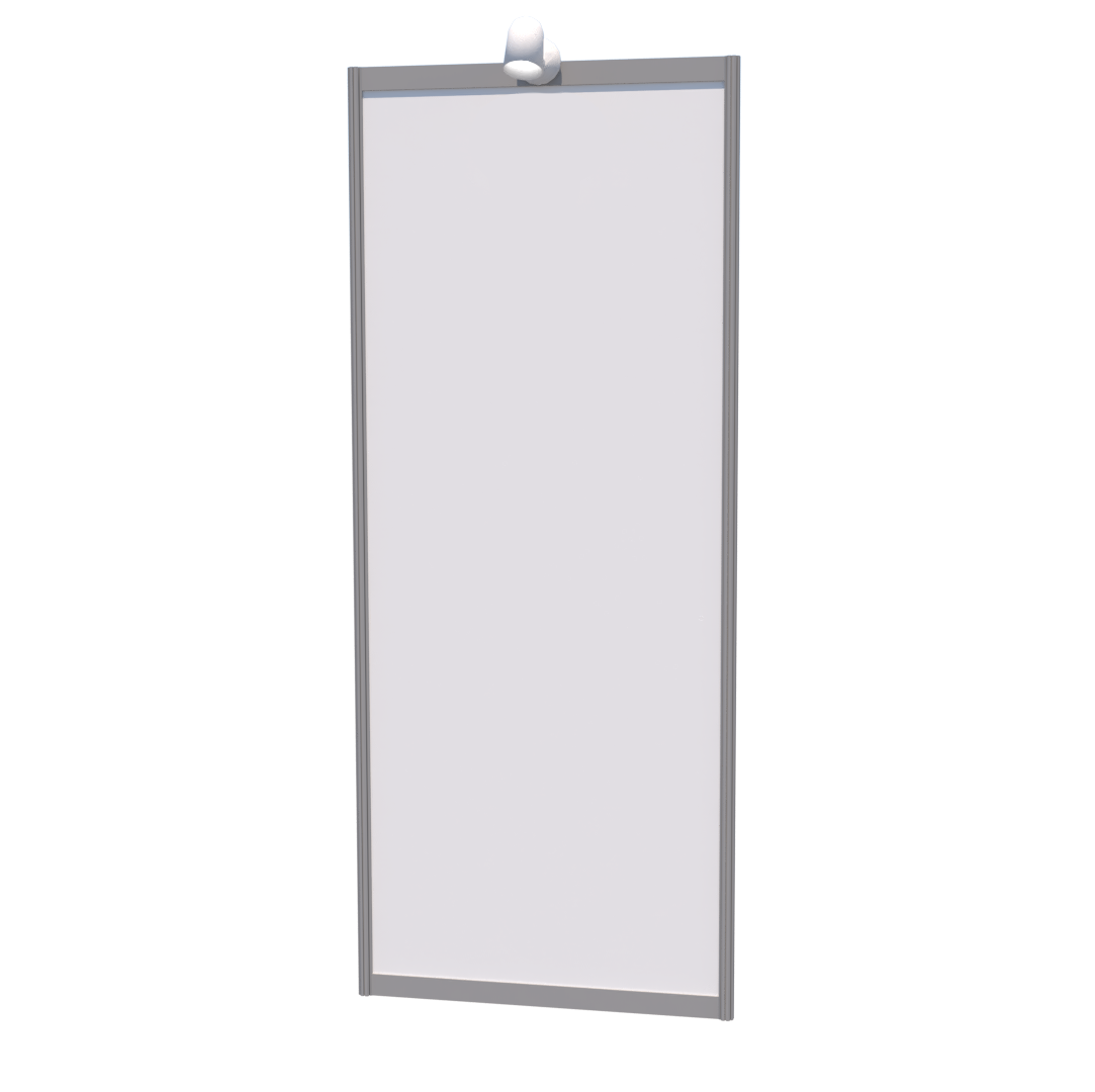System Vertical Photo Panel with spotlight